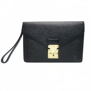 Louis Vuitton Shoulder Bag Epi Dragonne Noir Black